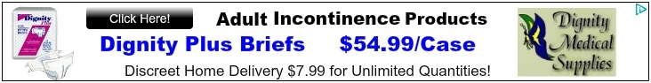 Incontinence Products - Adult Diapers